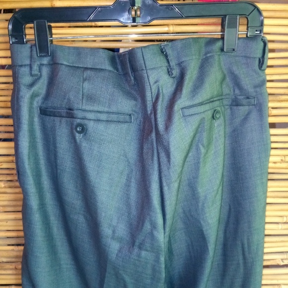 Alberto Cardinali 30x29 Mens Normcore Gray Dress Pants - Picture 3 of 6